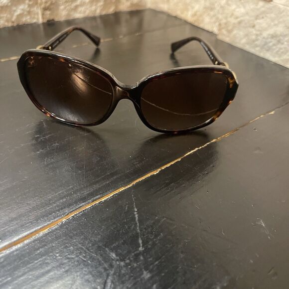 COACH Kissing C Square Black Sunglasses L948 HC8145 NO CASE - Picture 2 of 11